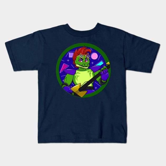 FNAF Security Breach: Montgomery Gator Kids T-Shirt by V.A. Fox Designs